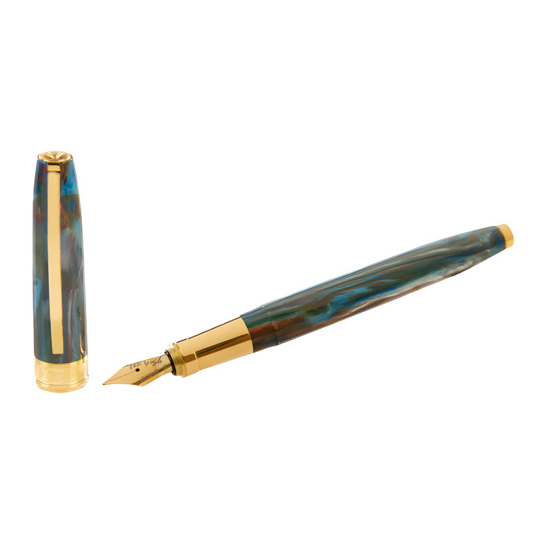 Bút Máy Ký Tên Visconti Van Gogh Oiran KP12-22-FPVM - Thiết Kế Bút Ký Cao Cấp Dành Cho Người Yêu Nghệ Thuật - Ảnh 4
