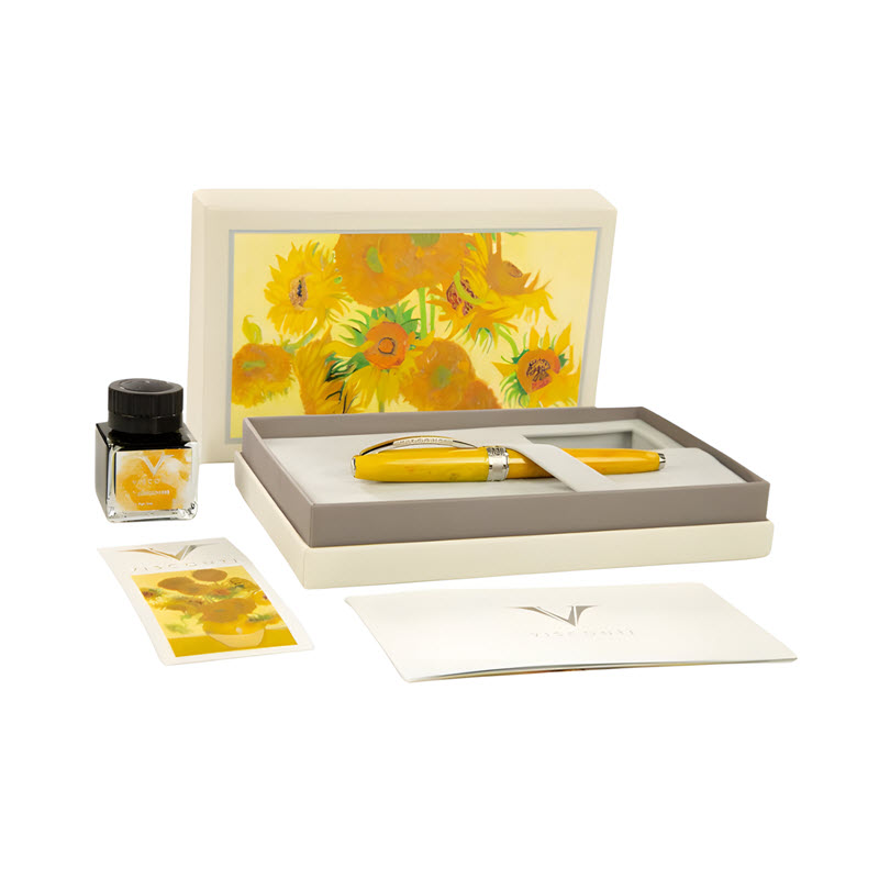 Bút Máy Ký Tên Visconti Van Gogh Sunflower KP12-05-FPM: Hội Họa Sắc Vàng Nghệ Thuật Trong Từng Nét Viết