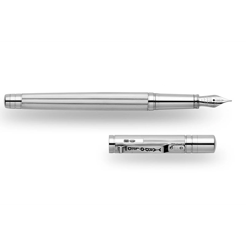 Bút Máy Ký Tên Yard-O-Led Pinstripe 72 Sterling Silver Standard Thanh Lịch