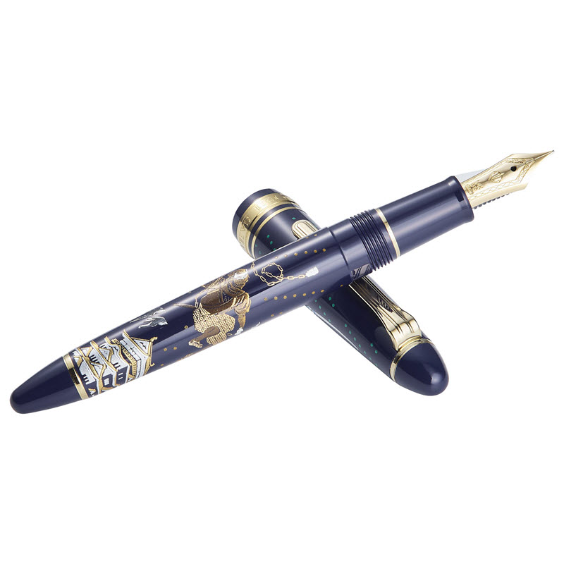 Bút Máy Sailor 1911 Ninja Maki-e #2 Kusarigama 11-8979-242 Cao Cấp Bản Giới Hạn - Ảnh 2