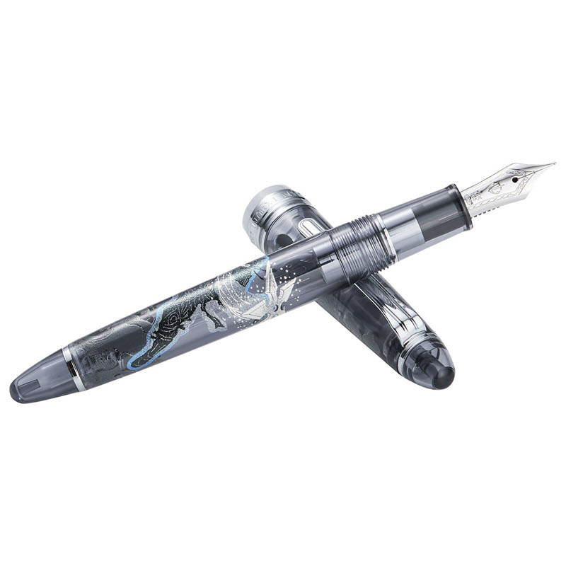 Bút Máy Sailor 1911 Ninja Maki-e #2 Star 11-8981-221 Bản Giới Hạn Ngòi Vàng 14K - Ảnh 2