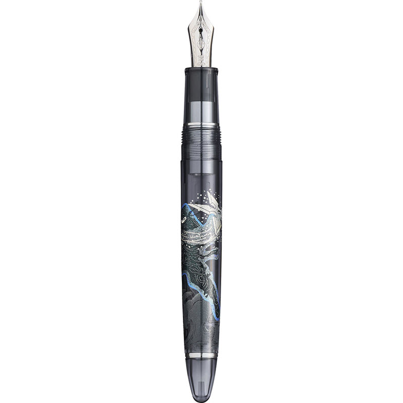 Bút Máy Sailor 1911 Ninja Maki-e #2 Star 11-8981-221 Bản Giới Hạn Ngòi Vàng 14K - Ảnh 3