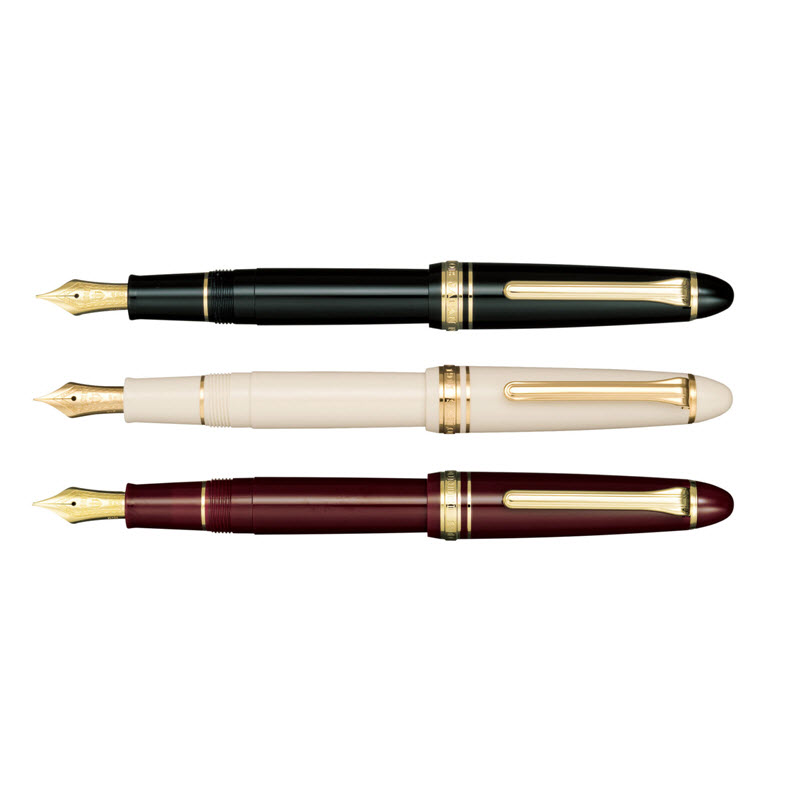 Bút Máy Ký Tên Sailor 1911L Fountain Pen GT Màu Đen Ngòi Vàng 21K Cao Cấp - Ảnh 5