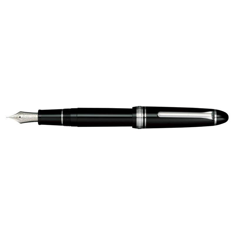 Bút Máy Sailor 1911L Fountain Pen Silver Trim Black 21K 11-2024 Chính Hãng
