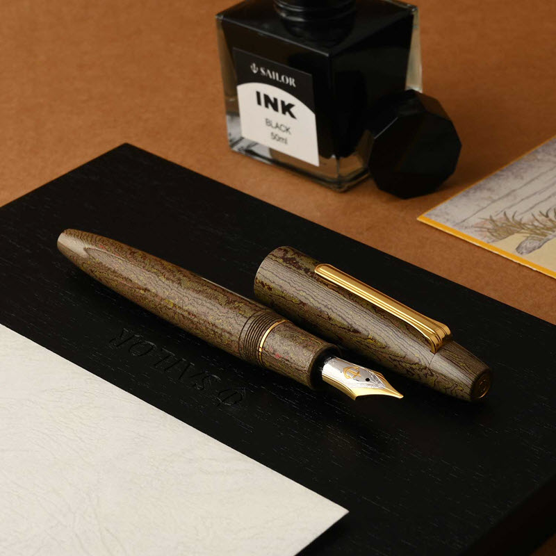 Bút Máy Sailor Naginata Togi Ebonite Syokei 10-1811 Ngòi 21K Giới Hạn 500 Chiếc