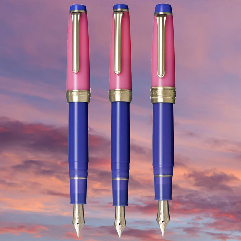 Bút Máy Sailor Pro Gear Standard Spring Sky 11-4301 Hồng Tím Ngòi 21K - Ảnh 5