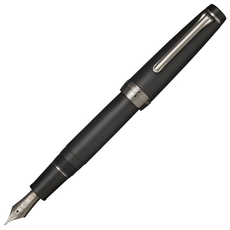 Bút Máy Sailor Professional Gear Imperial Black 11-3028 Ngòi 21K Chính Hãng - Ảnh 2