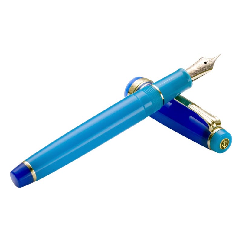 Bút Máy Sailor Professional Gear Slim 14K Blue Quasar 11-8749 Bản Giới Hạn - Ảnh 3