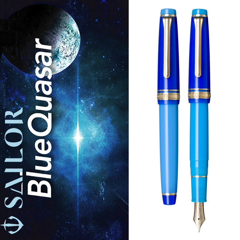 Bút Máy Sailor Professional Gear Slim 14K Blue Quasar 11-8749 Ngòi Vàng 14K