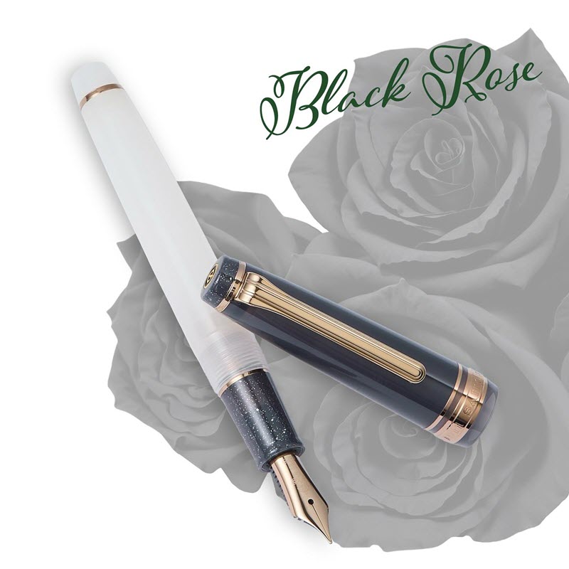 Bút Máy Sailor Professional Gear Slim Dried Flower #2 Black Rose 11-8630-420