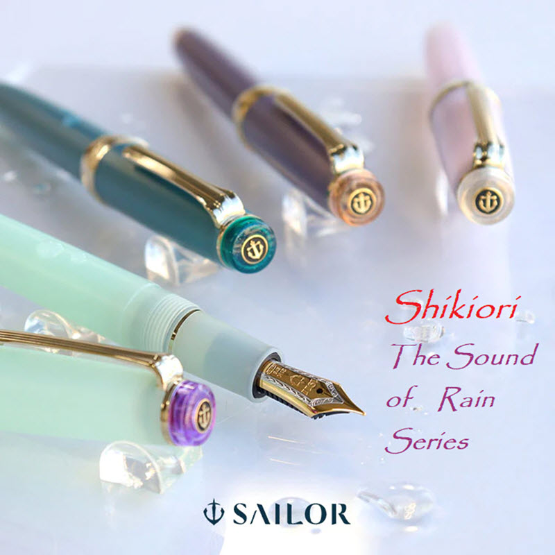 Bút Máy Sailor Shikiori The Sound of Rain Summer Rain 11-3059-302 Thanh Lịch - Ảnh 4