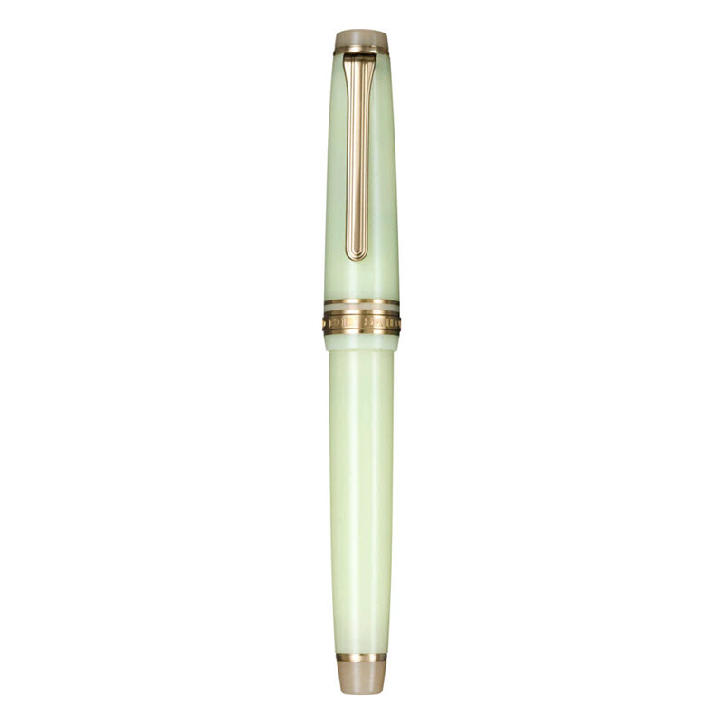Set Bút Máy Sailor Professional Gear Slim Solar Term Fuki Kèm Mực Wakauguisu 20ml - Ảnh 2