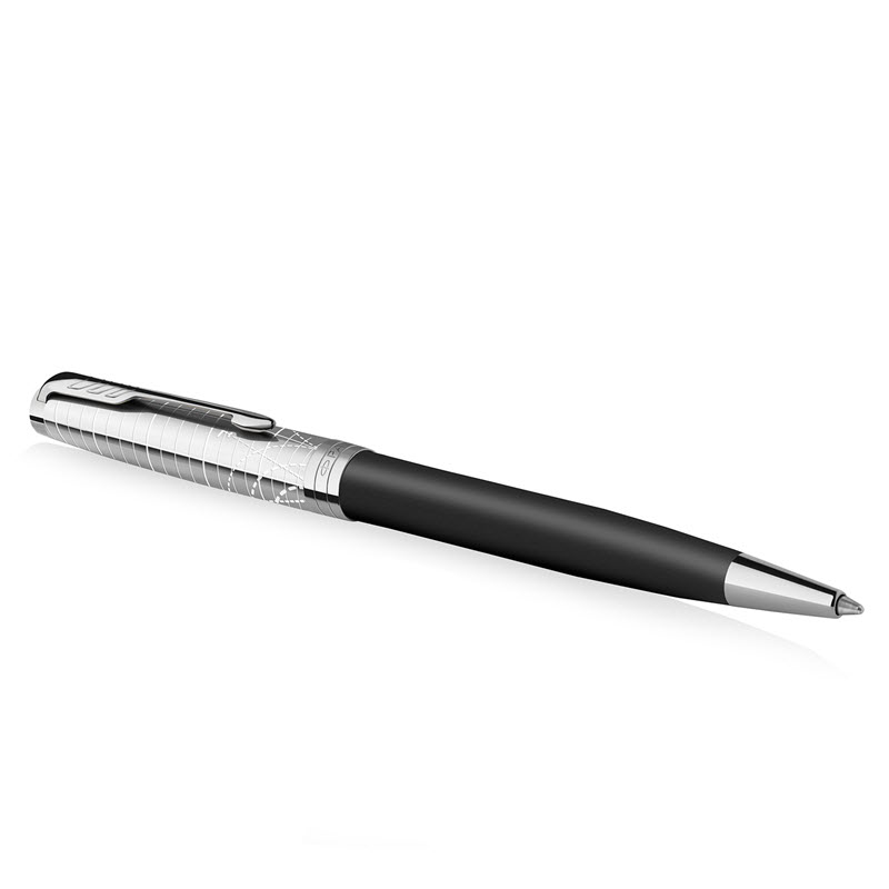 Bút bi Parker Son Legacy CT chính hãng thân đen chạm khắc cao cấp - Ảnh 4