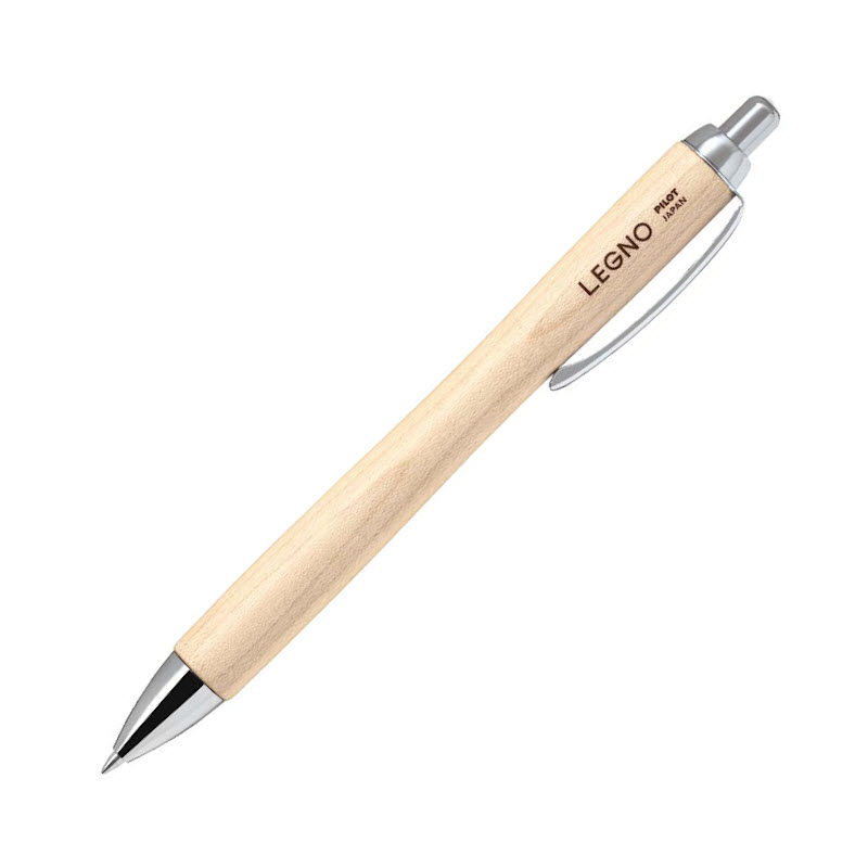 Bút Bi Ký Tên Pilot LEGNO Thân Gỗ Phong Màu Nguyên Bản Cao Cấp 0.7mm