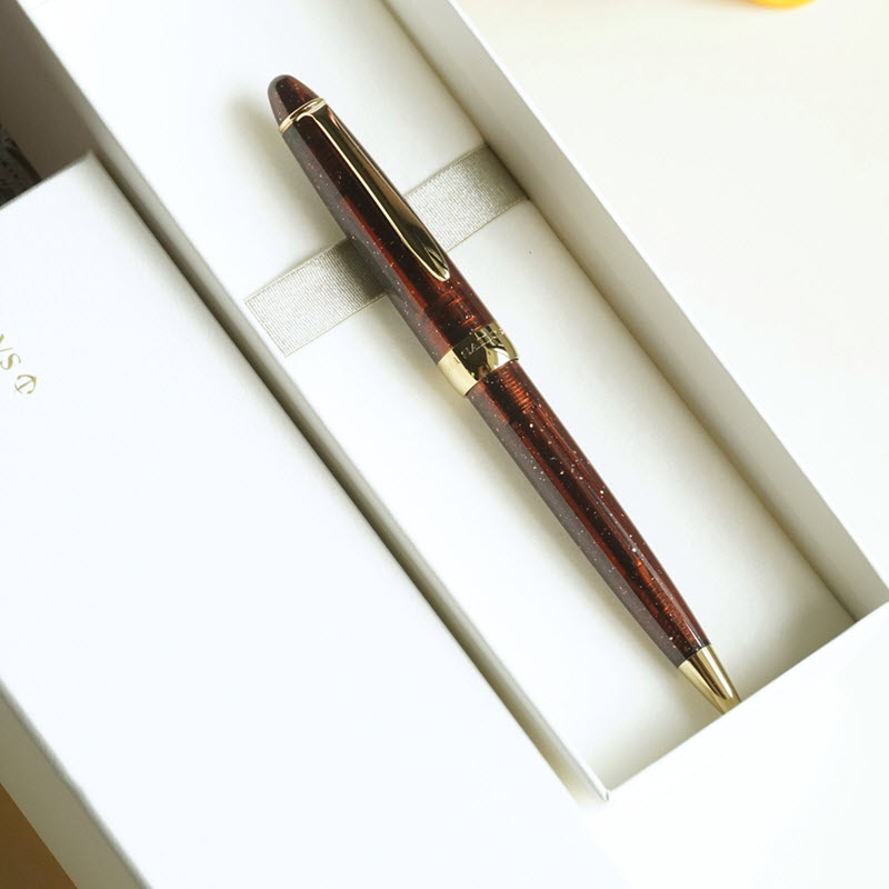 Bút Bi Sailor 1911 Ballpoint Pen Shikiori Kusa Asobi Tsurubami 16-0357-203 Đỏ Nâu - Ảnh 4