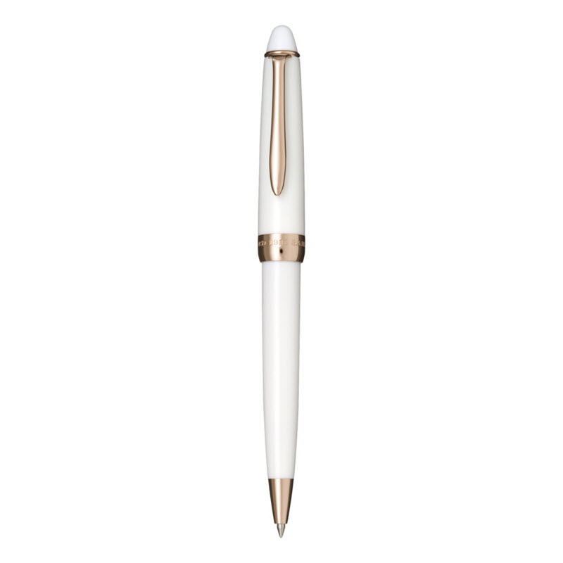 Bút Bi Ký Tên Sailor Fasciner Ballpoint Pen Pearl White 16-0525-210 Thanh Lịch