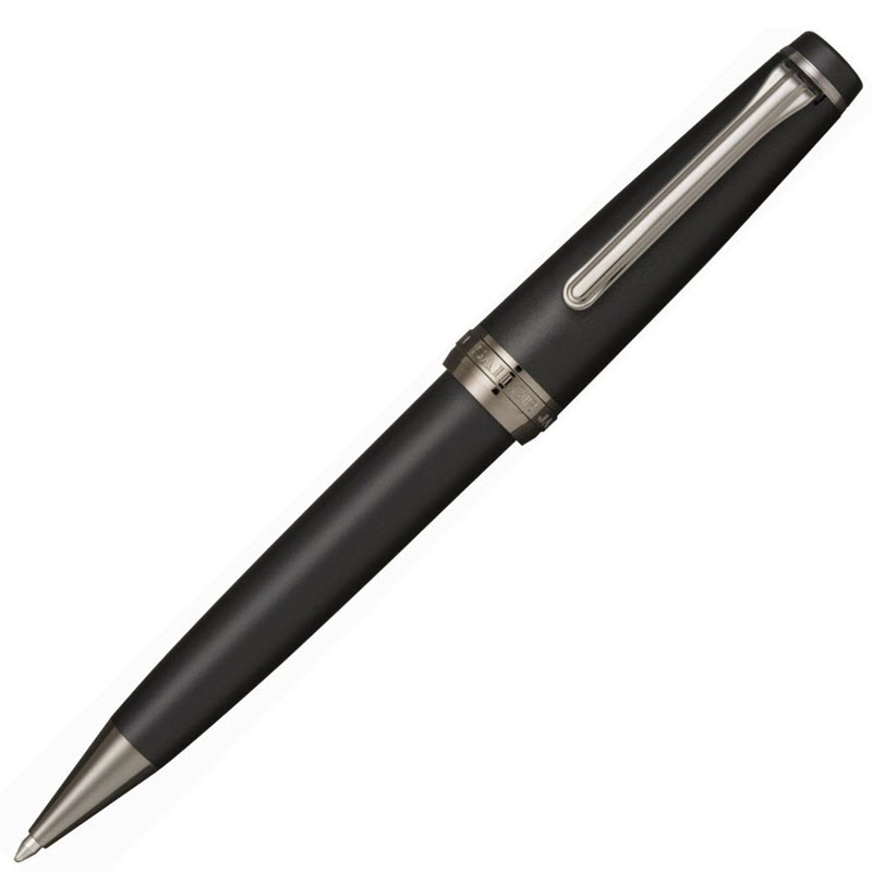 Bút Bi Sailor Professional Gear Imperial Black Ballpoint Pen 16-1028 Chính Hãng - Ảnh 2