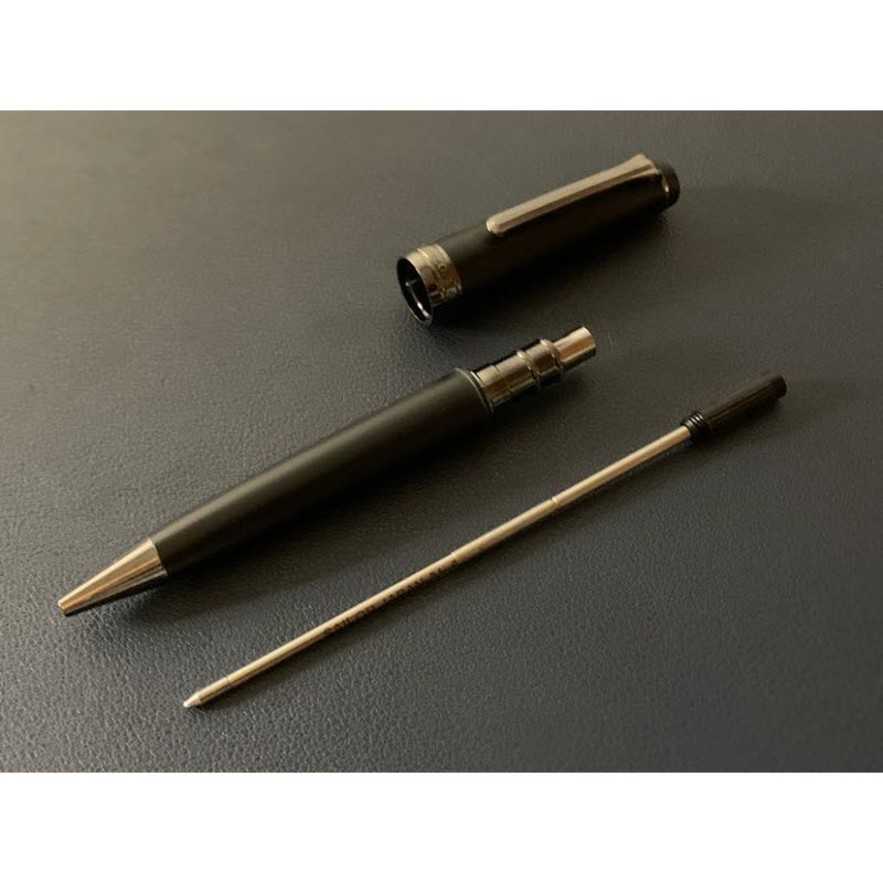 Bút Bi Sailor Professional Gear Imperial Black Ballpoint Pen 16-1028 Chính Hãng - Ảnh 3