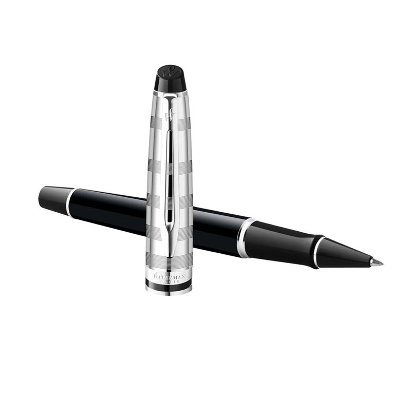 Bút Dạ Bi Waterman Expert 3 Dulux Black S0952340 Cài Trắng Chính Hãng - Ảnh 4