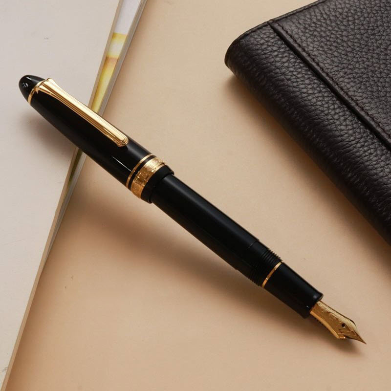 Bút Máy Ký Tên Sailor 1911S Profit Standard Black Màu Đen Ngòi Vàng 14K - Ảnh 2