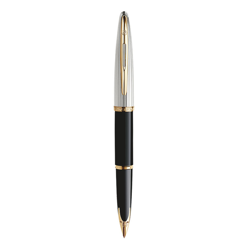 Bút Máy Ký Tên Waterman Carene DLX Black GT S0699940 Ngòi Vàng Tinh Xảo