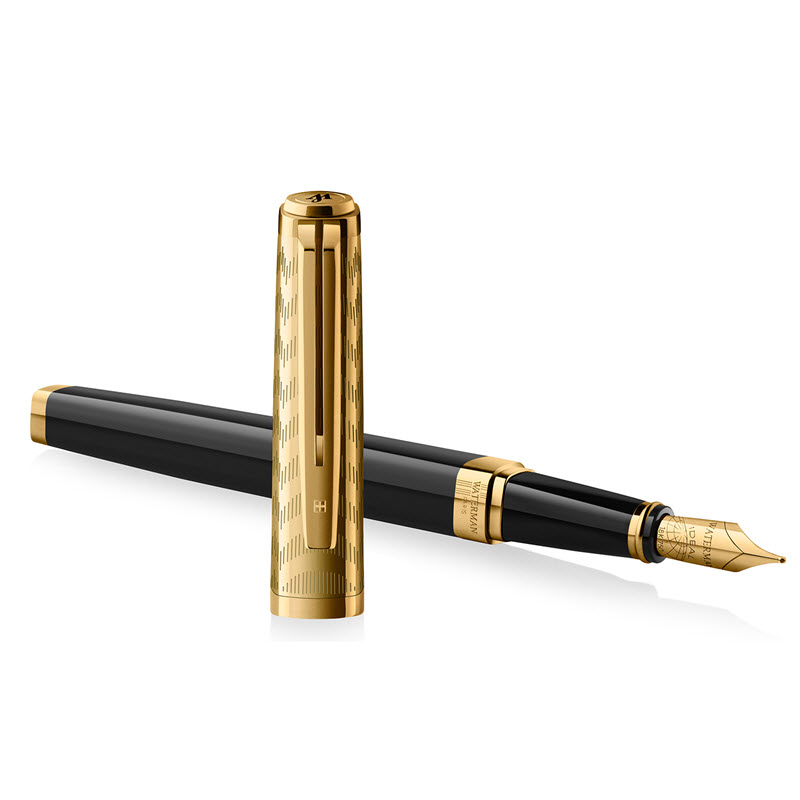 Bút Máy Waterman Exception25 Opera SE Dulux Black GT 2225145 Ngòi Vàng 18K - Ảnh 2