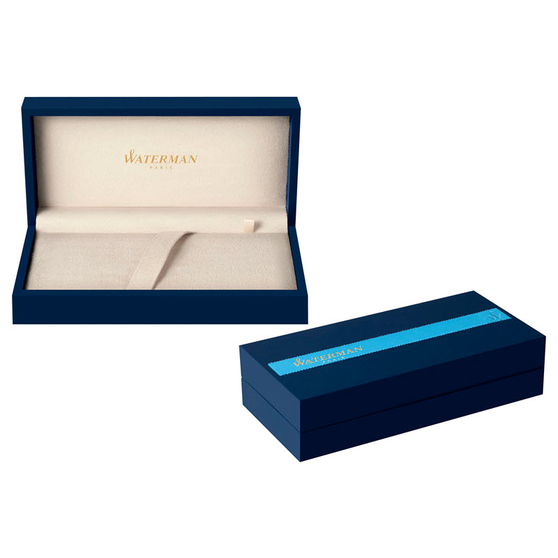 Bút Máy Ký Tên Waterman Carene DLX Black GT S0699940 Ngòi Vàng Tinh Xảo - Ảnh 4