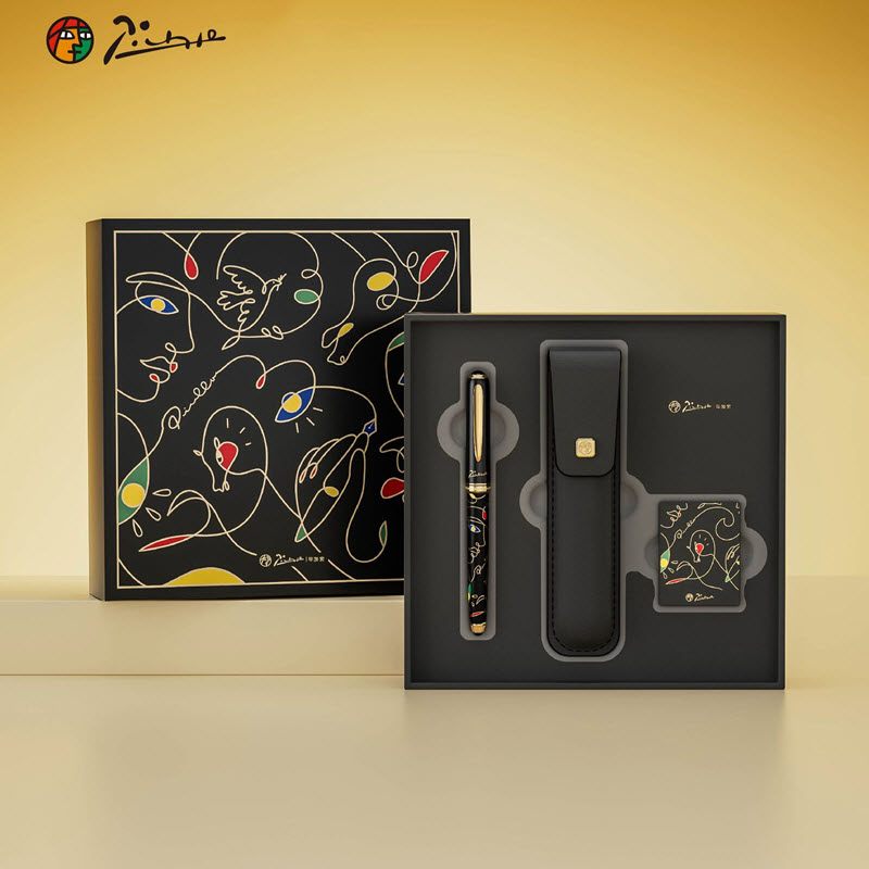 Bộ bút máy Picasso PS5530 cao cấp kèm túi và hộp làm quà tặng - Ảnh 5
