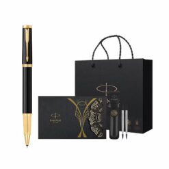 Bộ quà bút ký Parker Elite GT-Black kèm ngòi và bao da cao cấp
