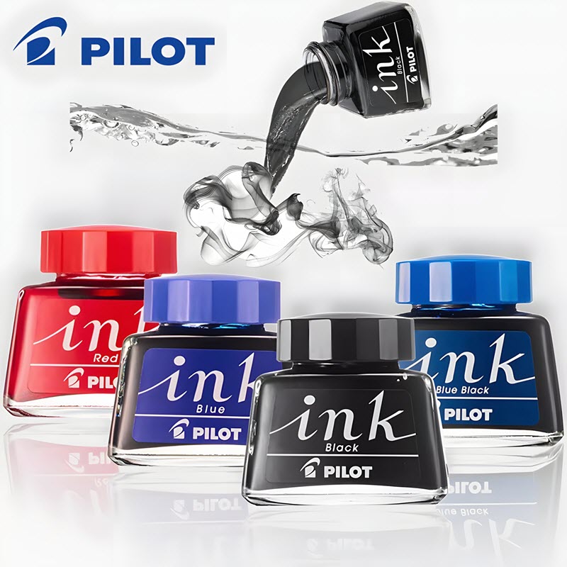 Lọ mực xanh Pilot Ink chính hãng dung tích 30 ml - Ảnh 4