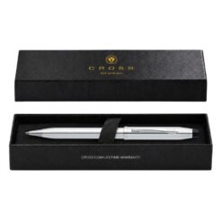 Bút Bi Cross Century II Mạ Chrome Bóng 3502WG – Xoay Hai Chiều, Ruột #8513 Viết Mượt, Thay Ruột Tiện Lợi Kèm Hộp Quà