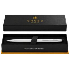 Bút Bi Cross Classic Century Mạ Chrome Bóng 3502 – Xoay Hai Chiều, Ngòi Medium, Thay Refill Linh Hoạt Kèm Hộp Quà