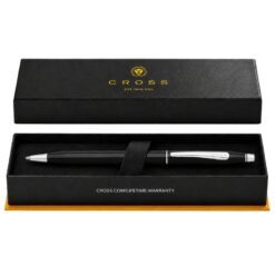 Bút Bi Cross Classic Century Sơn Mài Đen AT0082-77 – Xoay Hai Chiều, Ngòi Medium, Thay Refill Linh Hoạt Kèm Hộp Quà