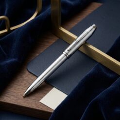 Alternative view of Bút Bi Cross Townsend 532TW Mạ Chrome Bóng – Họa Tiết Đường Thẳng, Cơ Chế Xoay, Ngòi Trung #8513 Kèm Hộp