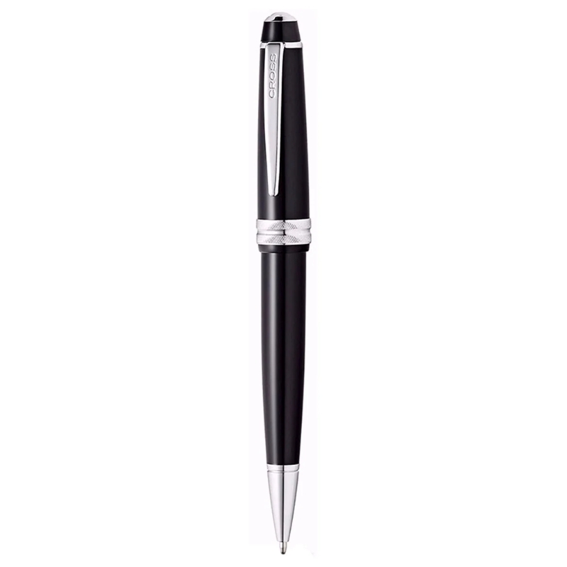 Bút Bi Khô Cross Bailey Light AT0742-1 – Thân Resin Đen Bóng, Mạ Chrome, Cơ Chế Xoay, Ruột Thay Thế Dễ Dàng Kèm Hộp Hãng Cao Cấp - Ảnh 3