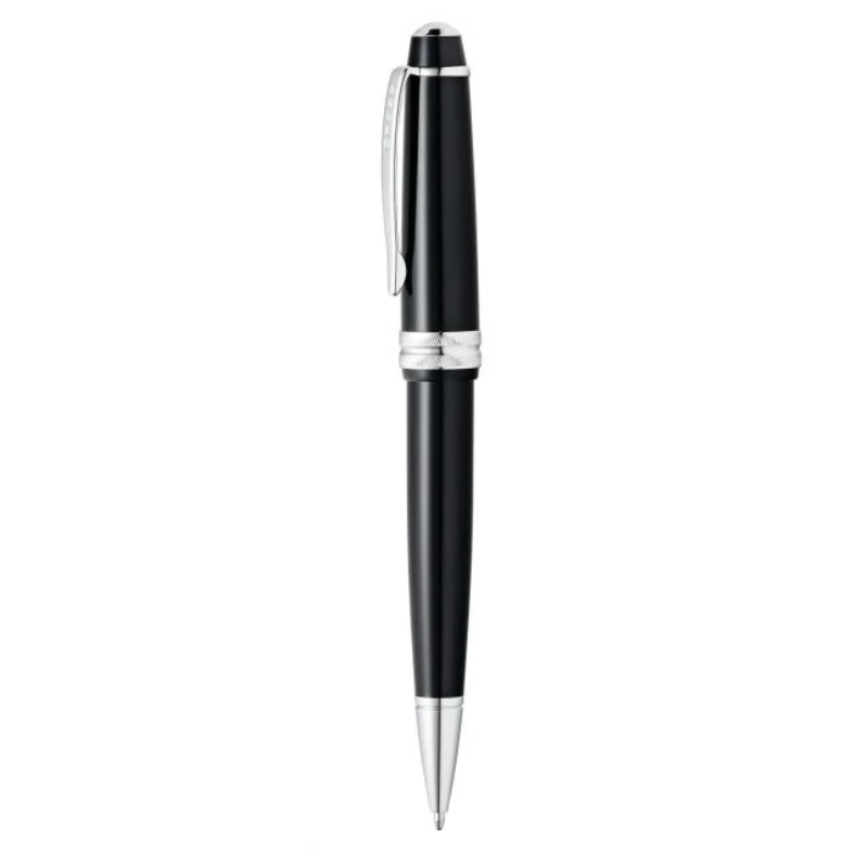 Bút Bi Khô Cross Bailey Light AT0742-1 – Thân Resin Đen Bóng, Mạ Chrome, Cơ Chế Xoay, Ruột Thay Thế Dễ Dàng Kèm Hộp Hãng Cao Cấp - Ảnh 4