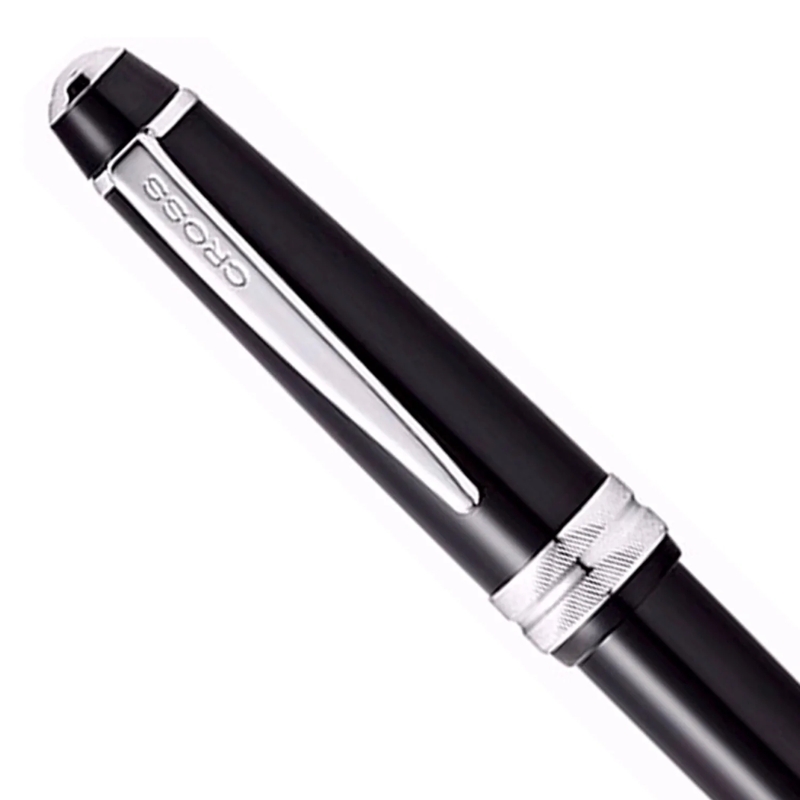 Bút Bi Khô Cross Bailey Light AT0742-1 – Thân Resin Đen Bóng, Mạ Chrome, Cơ Chế Xoay, Ruột Thay Thế Dễ Dàng Kèm Hộp Hãng Cao Cấp - Ảnh 5