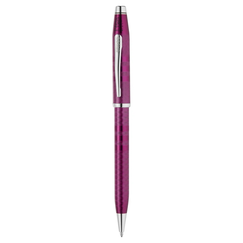 Bút Bi Khô Cross Century II AT0082WG-168 – Sơn Mài Tím Midnight Plum, Xoay Thu Ngòi, Mực Đen 0.7mm Kèm Hộp Hãng Cao Cấp - Ảnh 2