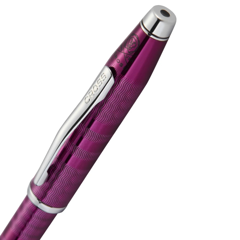 Bút Bi Khô Cross Century II AT0082WG-168 – Sơn Mài Tím Midnight Plum, Xoay Thu Ngòi, Mực Đen 0.7mm Kèm Hộp Hãng Cao Cấp - Ảnh 4