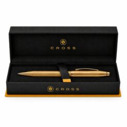 Bút Bi Khô Cross Century II AT0082WG-171 – Mạ Vàng 23KT, Họa Tiết Kim Cương, Xoay Thu Ngòi Tiện Lợi Kèm Hộp Hãng Cao Cấp