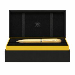 Bút Bi Khô Cross Peerless AT0702-4 – Thân Mạ Vàng 23KT, Họa Tiết Guilloché Đính Pha Lê, Xoay Thu Ngòi Tiện Lợi Kèm Hộp Cao Cấp