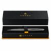 Bút Bi Nước Cross ATX Xám Titan Nhám 885-46 – Vân Kim Cương, Ngòi 0.7mm, Mực Gel Mượt Kèm Hộp Hãng Cao Cấp
