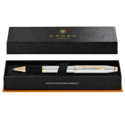 Bút Bi Nước Cross Century II Medalist Mạ Chrome 3304 – Ruột Gel #8523 Viết Mượt, Thay Ruột Linh Hoạt, Kèm Hộp Quà