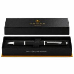 Bút Bi Nước Cross Century II Sơn Mài Đen AT0085-102 – Ruột Gel #8523 Viết Mượt, Thay Ruột Linh Hoạt, Kèm Hộp Quà
