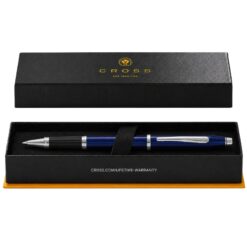 Bút Bi Nước Cross Century II Xanh Dương Trong Mờ AT0085-103 – Ruột Gel #8523 Viết Mượt, Thay Ruột Linh Hoạt, Kèm Hộp Quà