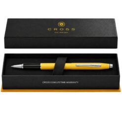 Bút Bi Nước Cross Classic Century Vàng Bình Minh Ánh Ngọc Trai AT0085-126 – Mực Gel Êm, Nắp Snap Cap, Thay Refill Linh Hoạt Kèm Hộp Quà