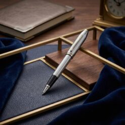 Alternative view of Bút Bi Nước Cross Townsend 535 Mạ Chrome Bóng – Họa Tiết Đường Thẳng, Ruột Gel #8523, Nắp Bấm Kèm Hộp Cao Cấp