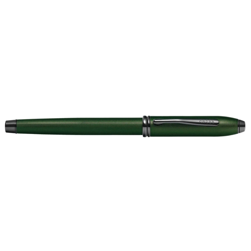 Bút Bi Nước Cross Townsend AT0045-63 – Xanh Midnight Green, Vi Khắc Micro-Knurl, Viết Gel Êm Mượt Kèm Hộp Hãng Cao Cấp - Ảnh 4