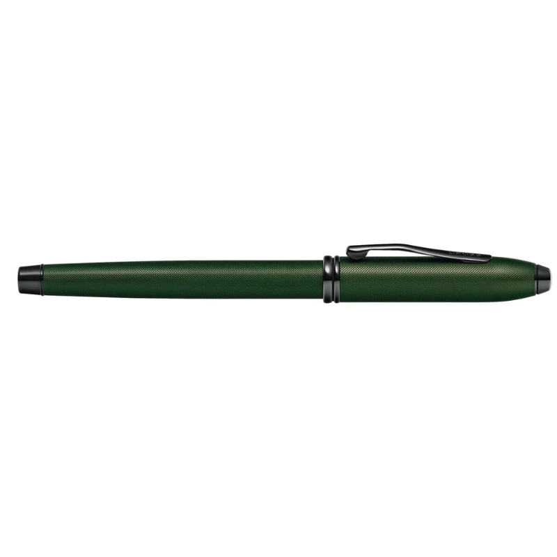 Bút Bi Nước Cross Townsend AT0045-63 – Xanh Midnight Green, Vi Khắc Micro-Knurl, Viết Gel Êm Mượt Kèm Hộp Hãng Cao Cấp - Ảnh 5