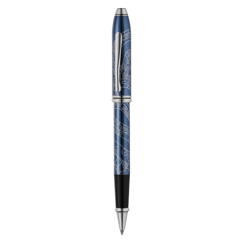 Bút Bi Nước Cross Townsend Zodiac AT0045-76 – Sơn Mài Xanh, Họa Tiết Rắn Tinh Xảo, Rollerball Viết Êm Mượt Kèm Hộp Cao Cấp - Ảnh 2
